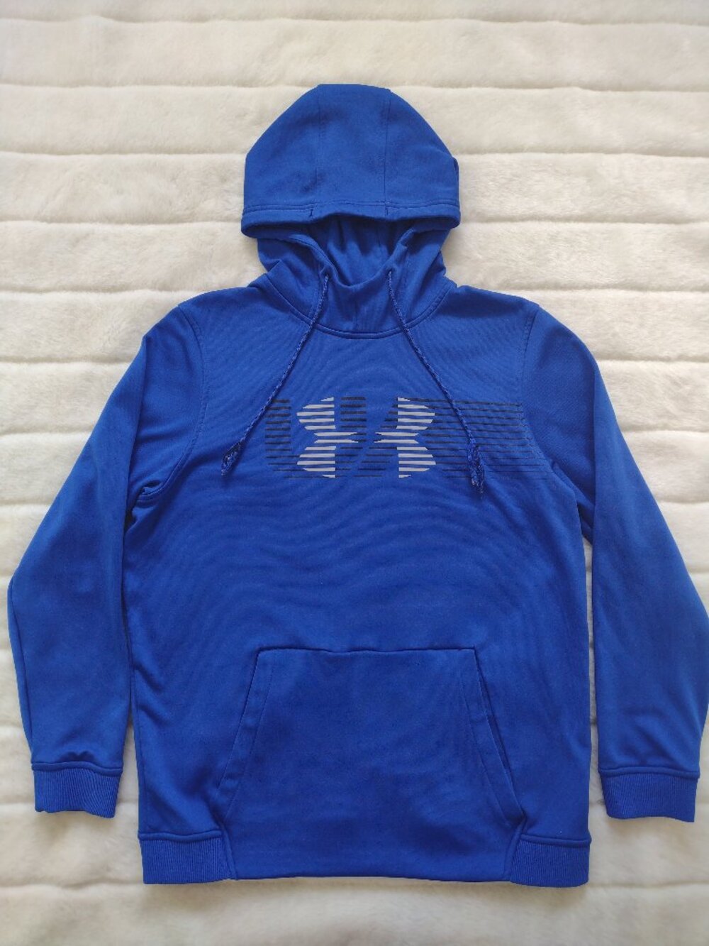 Under Armour Men's Hoodie Sweatshirt ColdGear Large Blue